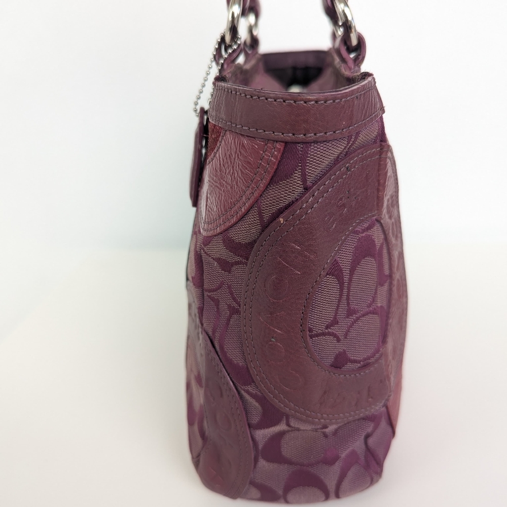 Coach Signature Limited Edition Multicolor Patchw… - image 3